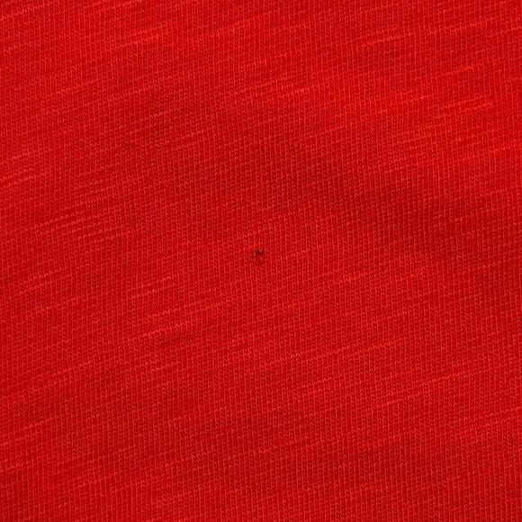 Polo Ralph Lauren Dress Minimalist Preppy Casual Logo Pocket Midi Red Medium - Picture 6 of 9